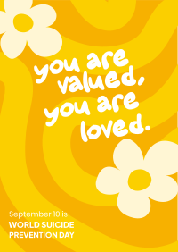 You Are Valued Poster Design