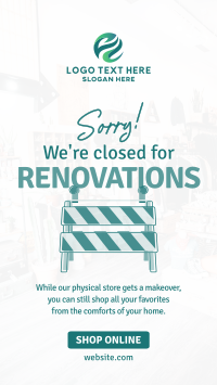 Closed for Renovations YouTube short Image Preview
