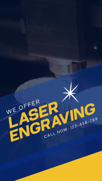 Laser Engraving Service Instagram Reel Image Preview