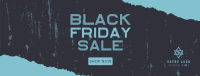 Black Friday Paper Cut Facebook cover Image Preview