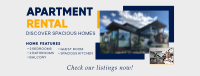 Apartment Rental Real Estate Facebook Cover Design