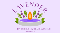 Lavender Scent Facebook Event Cover Design