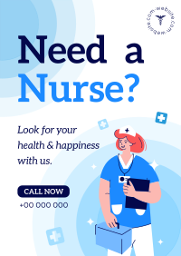 Nurse Service Flyer Design