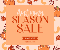 Leaves and Pumpkin Promo Sale Facebook Post Image Preview