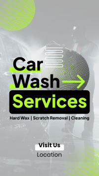 Unique Car Wash Service Facebook story Image Preview