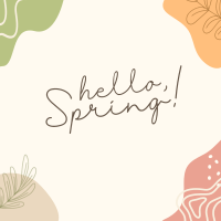 Hey Hello Spring Instagram post Image Preview