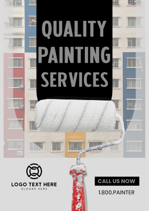 Painting Wall Exterior Flyer Image Preview