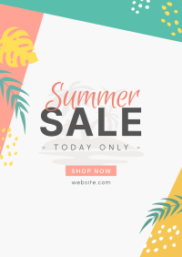 Playful Summer Sale  Poster Design