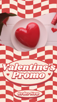 Retro Valentines Promo YouTube Short Design