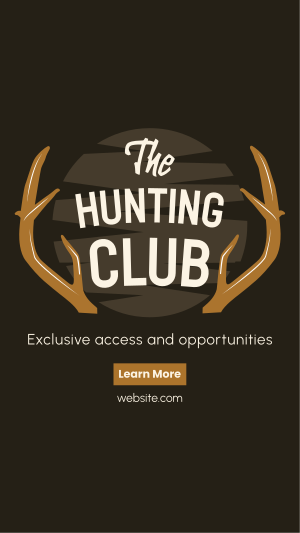 The Hunting Club Instagram story Image Preview