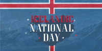 Sparkly Icelandic National Day Twitter post Image Preview
