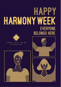 Harmony Diverse People Flyer Image Preview