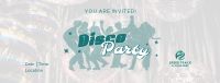 Disco Fever Party Facebook cover Image Preview