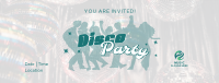 Disco Fever Party Facebook cover Image Preview