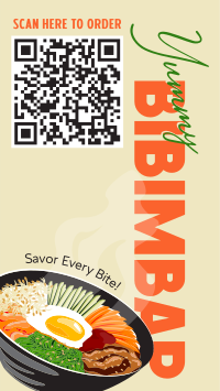 Yummy Bibimbap Facebook story Image Preview