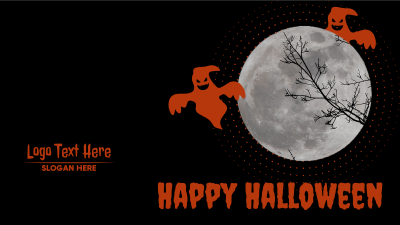 Happy Halloween Ghost Night Facebook event cover Image Preview