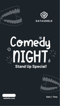 Comedy Night Instagram story Image Preview