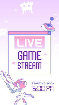 Feminine Game Stream Instagram story Image Preview