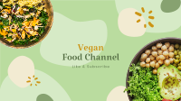 Vegan Food Channel YouTube Banner Design