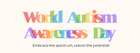 Autism Awareness Facebook cover Image Preview