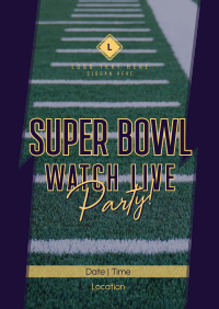 Super Bowl Live Flyer Image Preview
