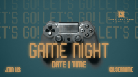 Game Night Console Animation Design