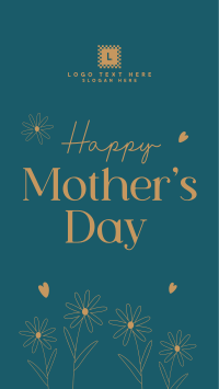 Mother's Day Greetings Facebook Story Design