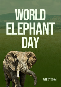 World Elephant Day Flyer Image Preview