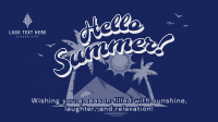 Vintage Summer Greeting Animation Image Preview