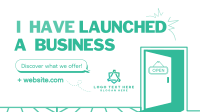 Minimalist Business Launch Facebook Event Cover Preview