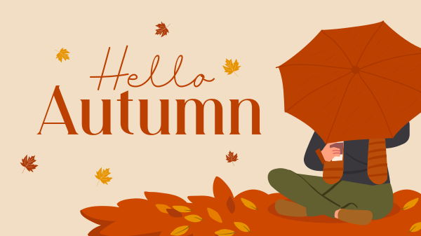 Hello Autumn Greetings Animation Design Image Preview