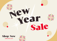 New Year, New Deals Postcard Image Preview
