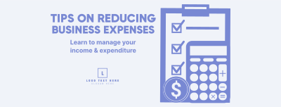 Reduce Expenses Facebook cover Image Preview