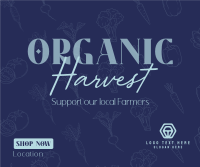 Organic Harvest Facebook Post Design