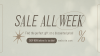 Minimalist Week Sale Video Image Preview