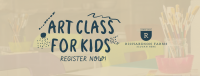 Art Class For Kids Facebook Cover Image Preview