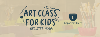 Art Class For Kids Facebook cover