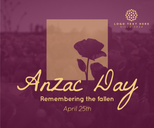 Remembering Anzac Facebook post Image Preview