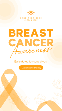 Breast Cancer Awareness Facebook Story Preview