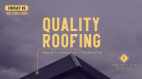 Quality Roofing Animation Design