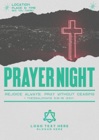 Modern Prayer Night Poster Image Preview