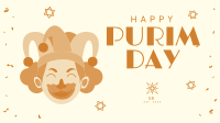 Purim Carnival Jester Facebook Event Cover Image Preview