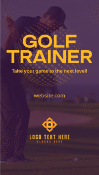 Golf Trainer Instagram Story Design