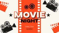 Movie Marathon Night Facebook event cover Image Preview