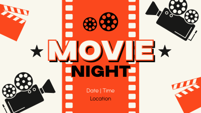 Movie Marathon Night Facebook event cover Image Preview