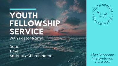 Youth  Fellowship Facebook event cover Image Preview