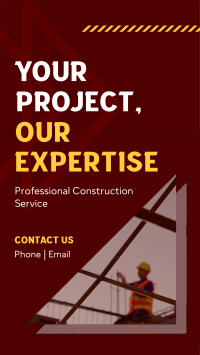 Construction Experts Whatsapp Story Preview