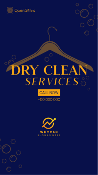 Dry Clean Service Facebook story Image Preview