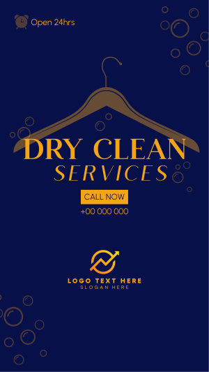 Dry Clean Service Facebook story Image Preview