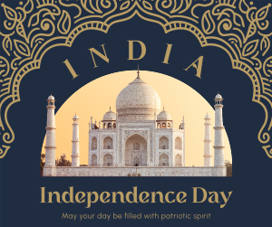 Decorative Indian Independence Facebook post